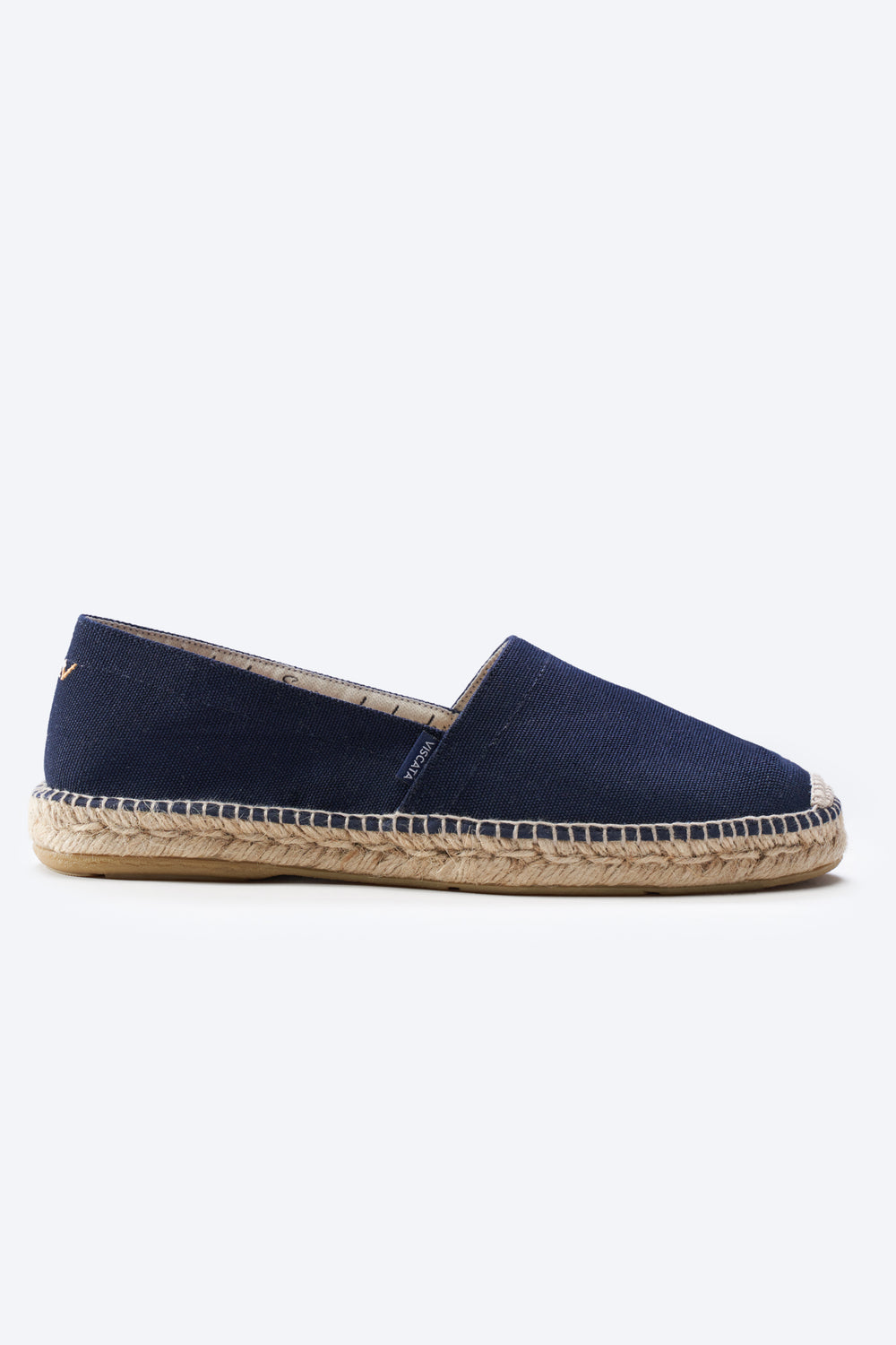 Sitges Navy Blue Canvas Slip On Men Espadrille