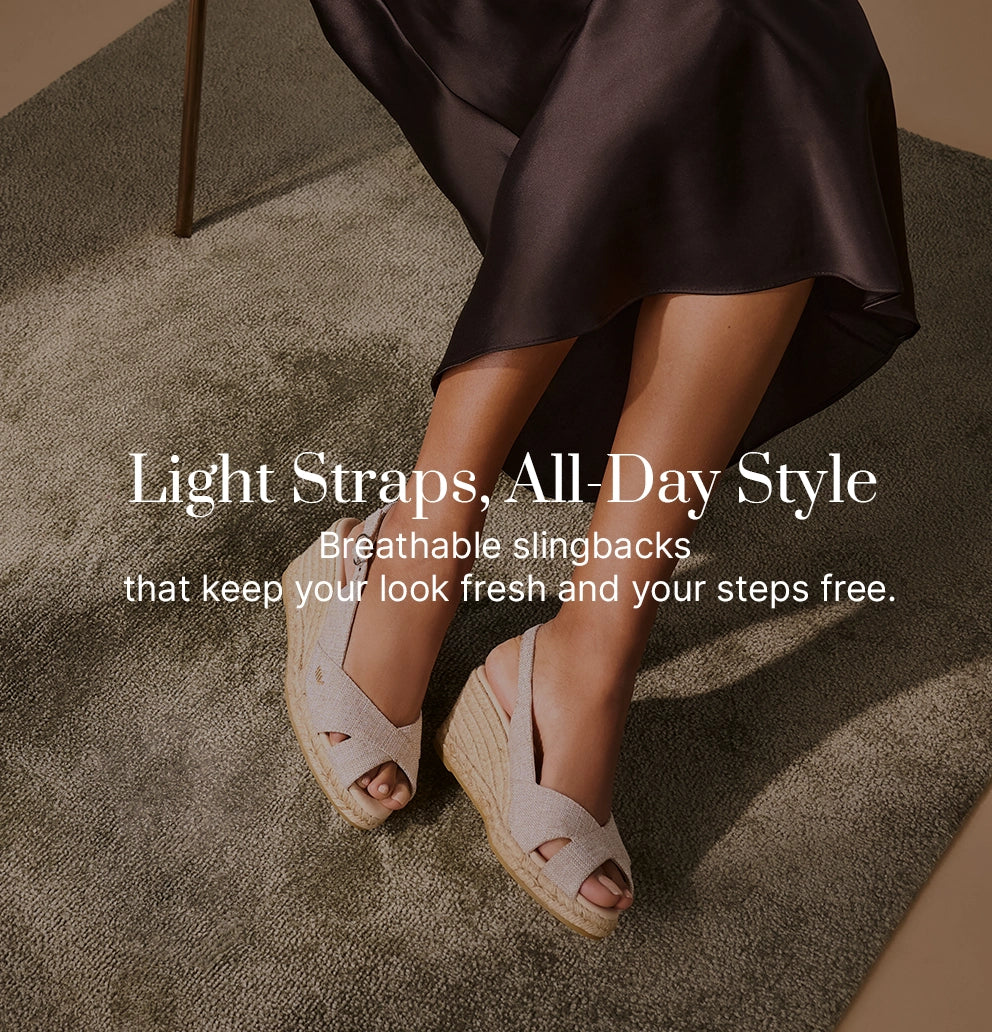 Viscata silver espadrille wedge sandals with breathable cross straps, designed for all-day comfort and effortless Mediterranean style