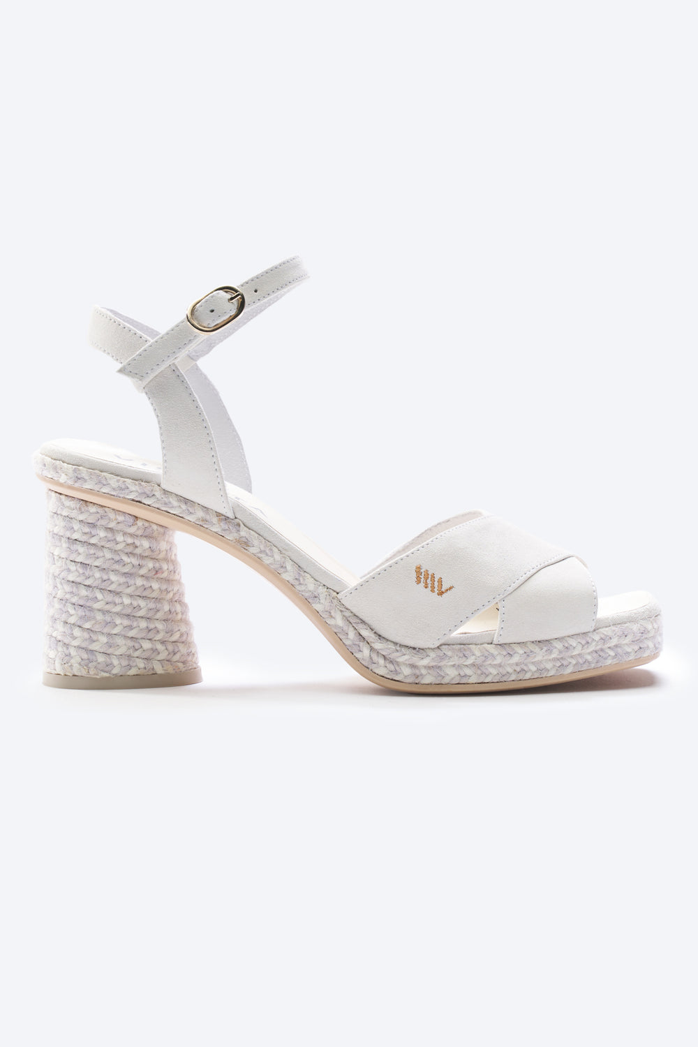 Xelida Limited Edition Icory Suede Ankle Strap Women Espadrille Sandal Heel