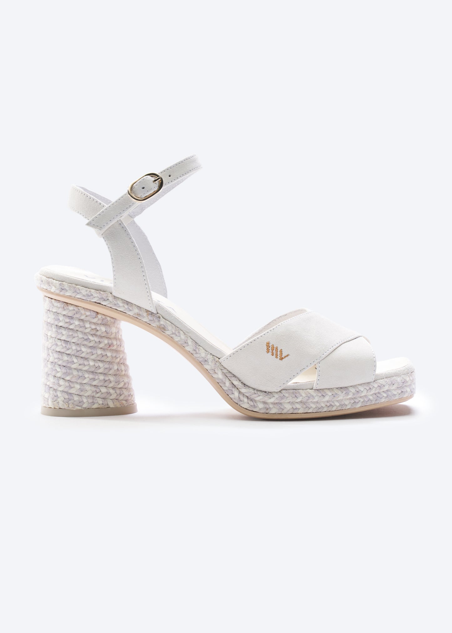 Xelida Limited Edition Icory Suede Ankle Strap Women Espadrille Sandal Heel