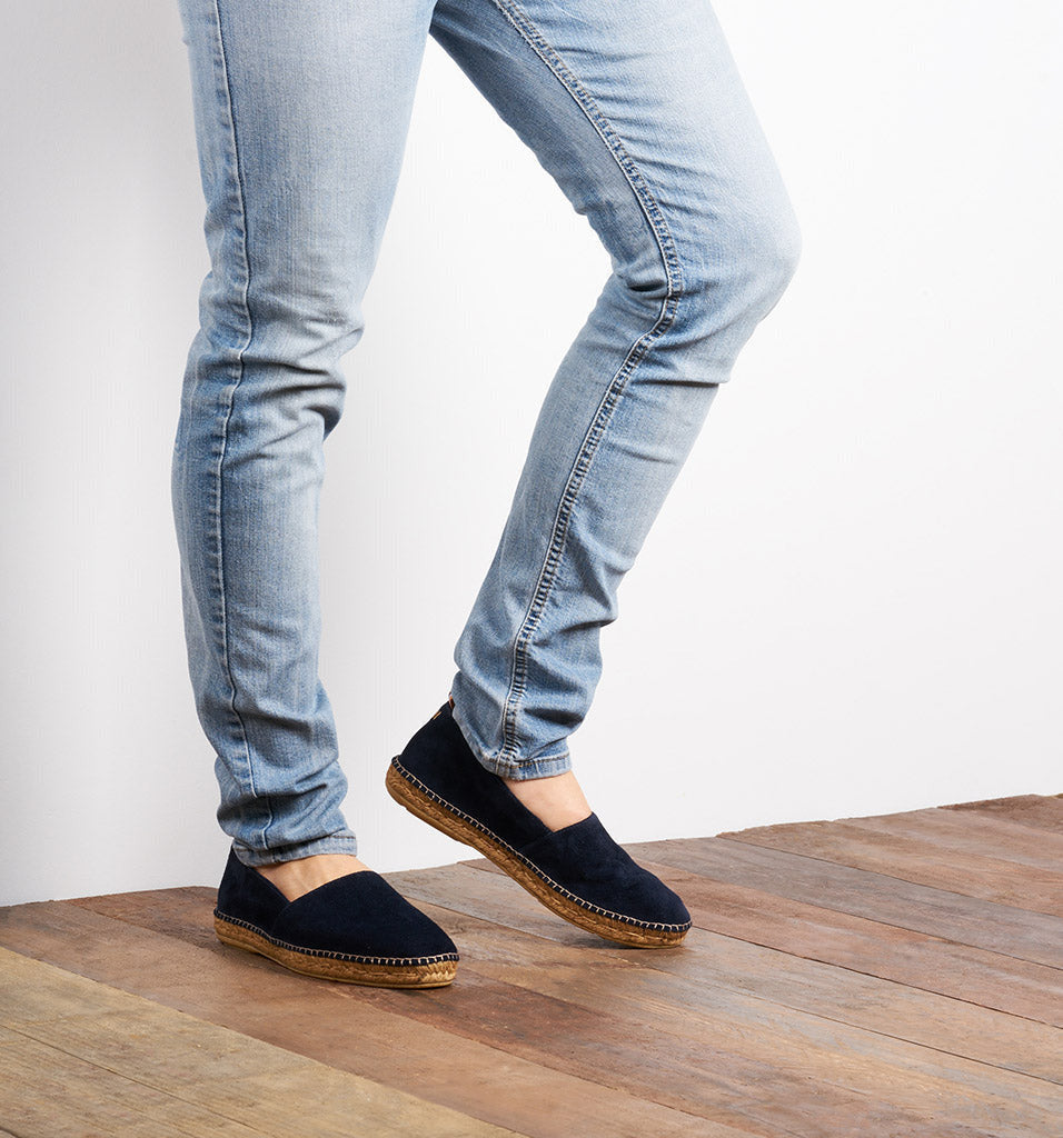 Begur Canvas Men's Espadrille Navy