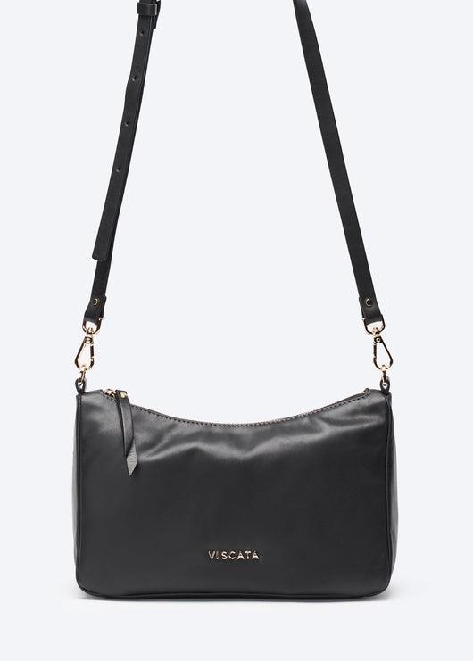 Nice Leather Crossed Body Handbag