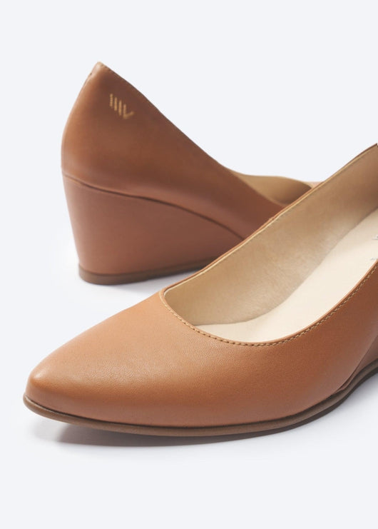 Verona Leather Wedges