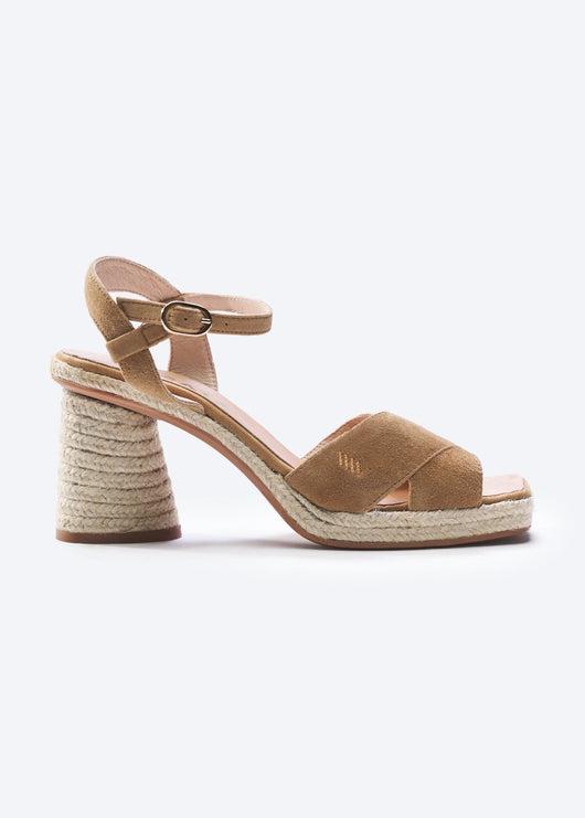 Xelida Suede Espadrille Sandal Heels