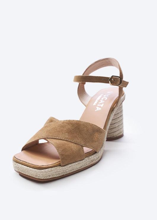 Xelida Suede Espadrille Sandal Heels