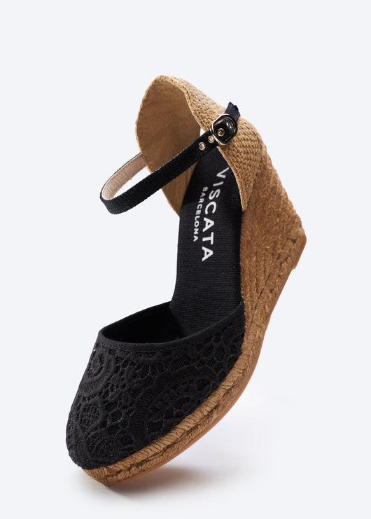 Satuna Crochet Espadrille Wedges