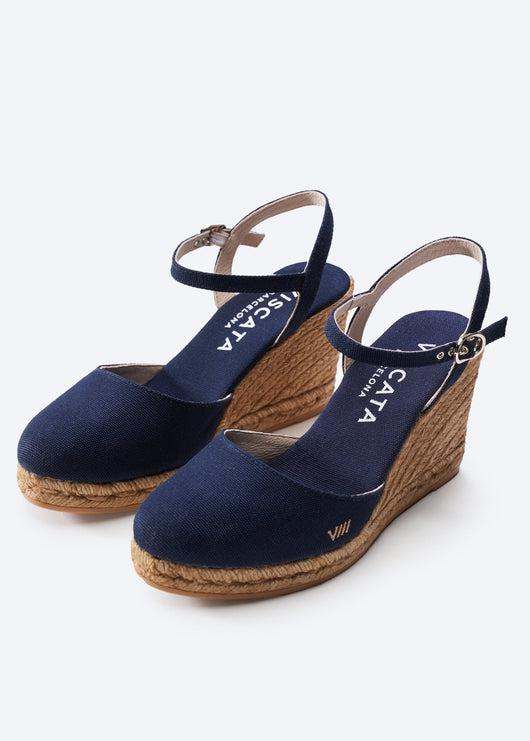 Peratallada Canvas Espadrille Wedges