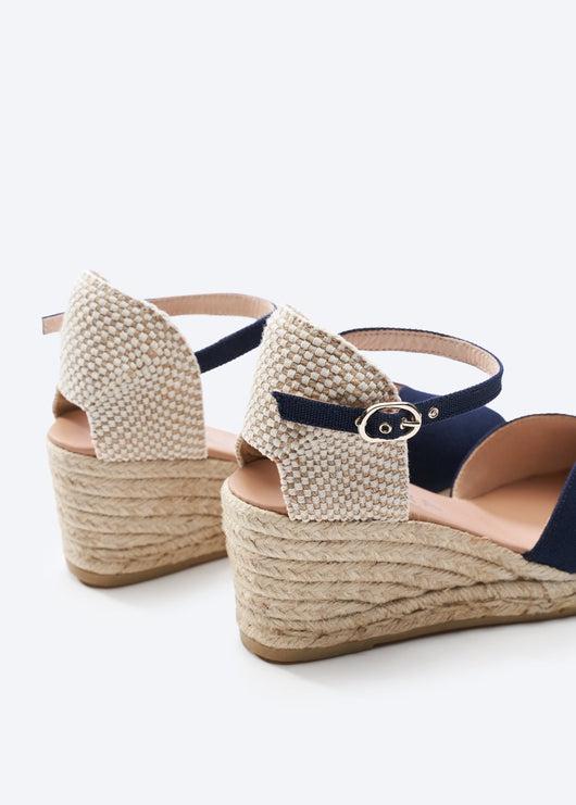 Reus Canvas Espadrille Wedges