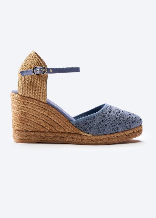 Satuna Crochet Espadrille Wedges