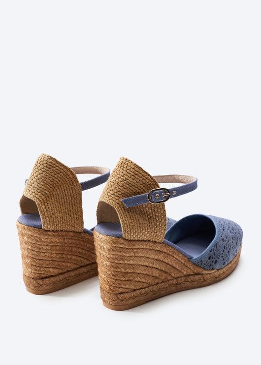 Satuna Crochet Espadrille Wedges