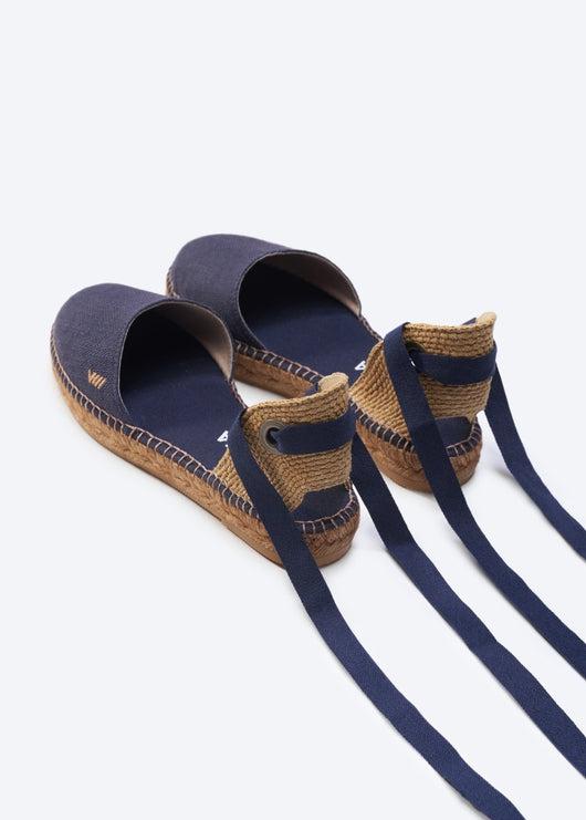 Candell Linen Espadrille Flats