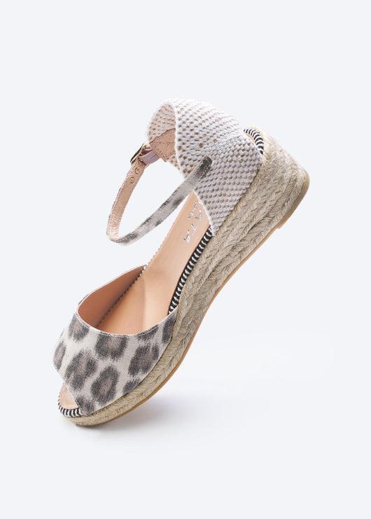 Cavall Limited Edition Canvas Espadrille Sandal Wedges