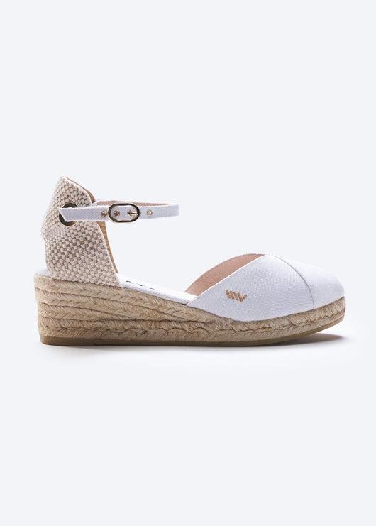 Pubol Canvas Espadrille Wedges Limited Edition