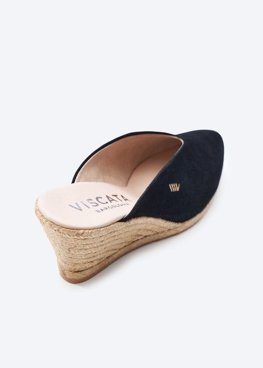 Truja Suede Wedge Mule
