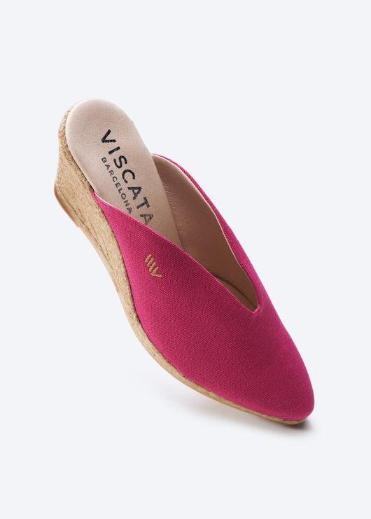 Truja Limited Edition Canvas Espadrille Mule Wedges
