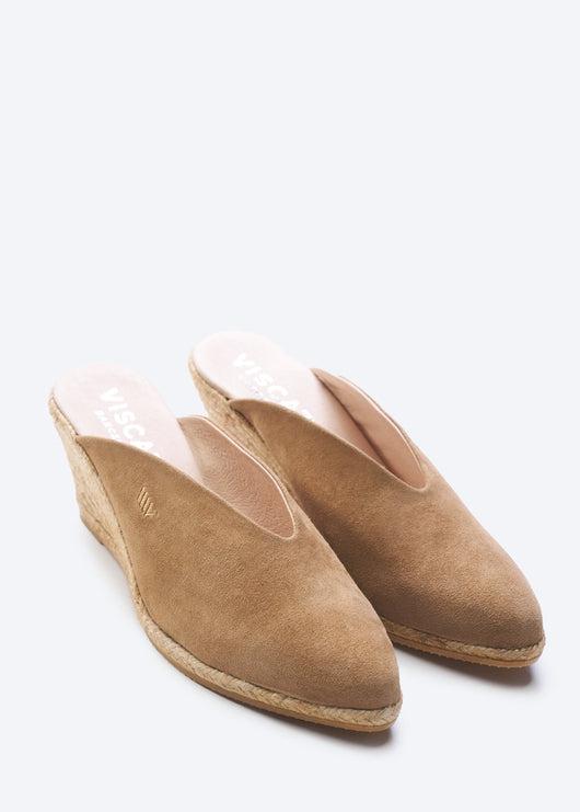 Truja Suede Wedge Mule