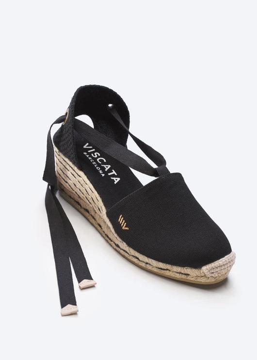 Escala Limited Edition Canvas Espadrille Wedges