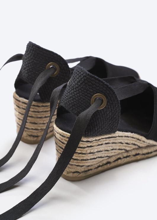 Escala Limited Edition Canvas Espadrille Wedges