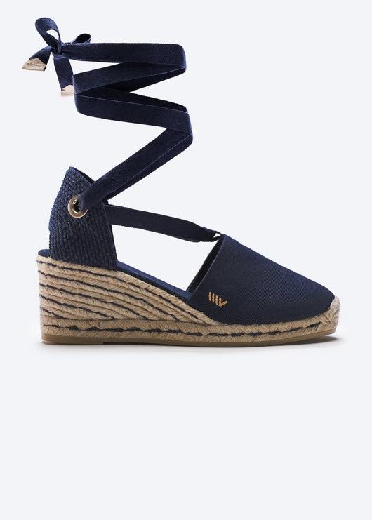 Escala Limited Edition Canvas Espadrille Wedges