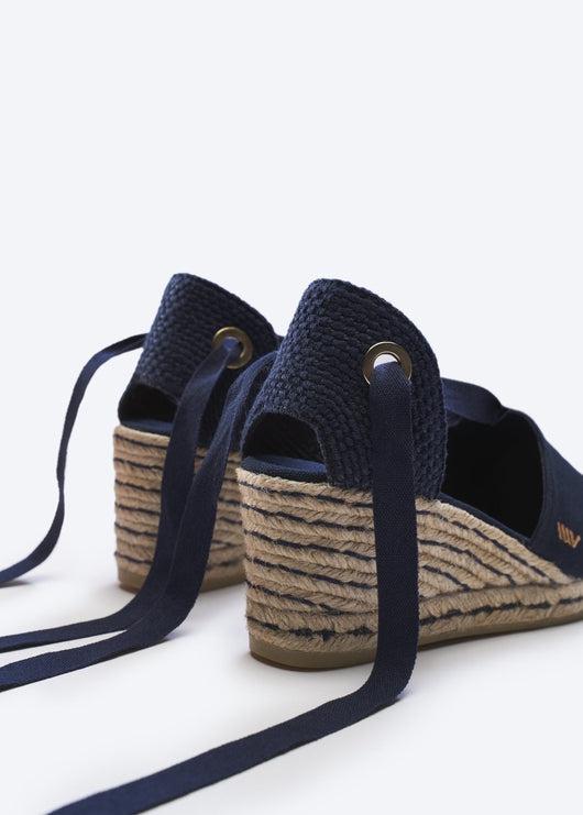 Escala Limited Edition Canvas Espadrille Wedges