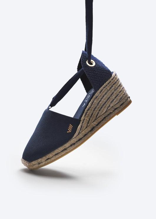 Escala Limited Edition Canvas Espadrille Wedges