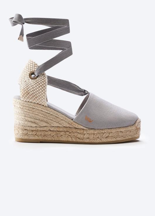 Bisbe Canvas Espadrille Platform Wedges