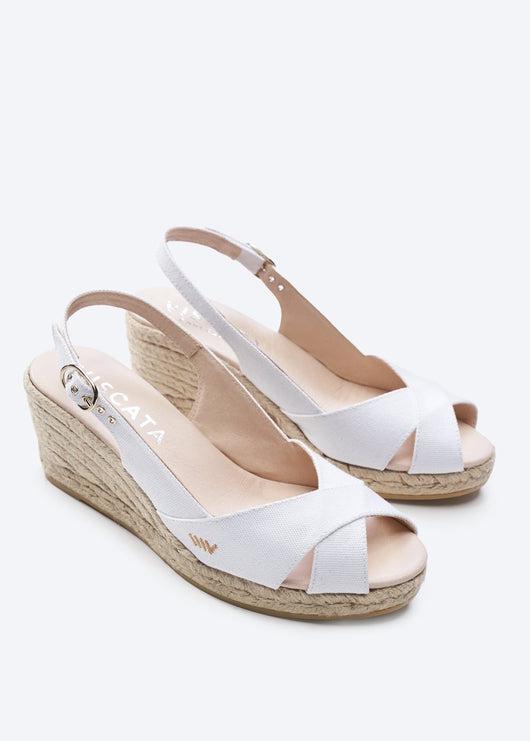 Viscata Women's Llansa Canvas Wedges