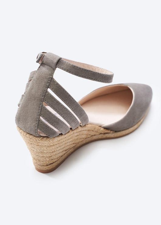 Ullastret Suede Espadrille Wedges