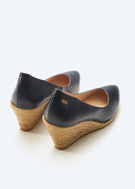 leather espadrilles womens