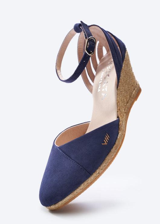 Ullastret Suede Women's Wedges | Handmade in Spain | Viscata