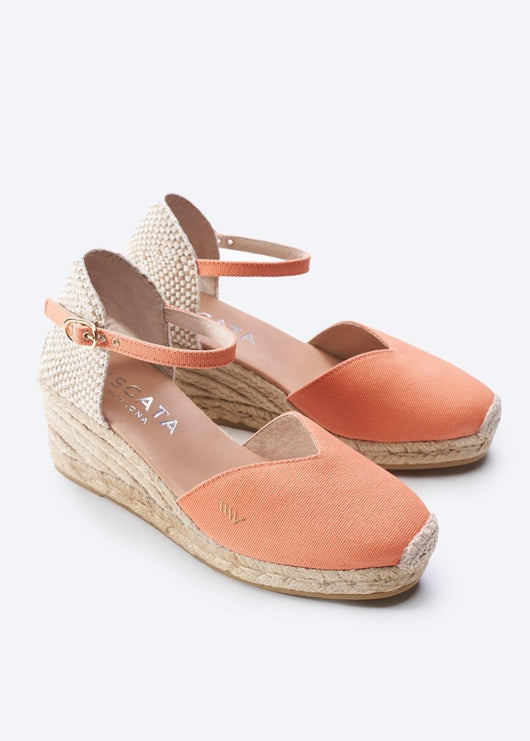 Reus Limited Edition Canvas Espadrille Wedges