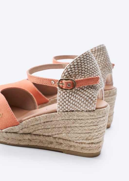 Reus Limited Edition Canvas Espadrille Wedges