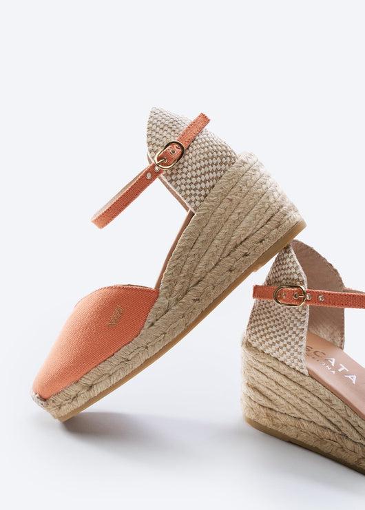 Reus Limited Edition Canvas Espadrille Wedges