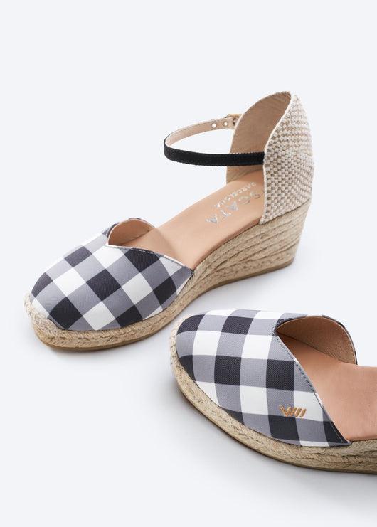 Reus Limited Edition Canvas Espadrille Wedges