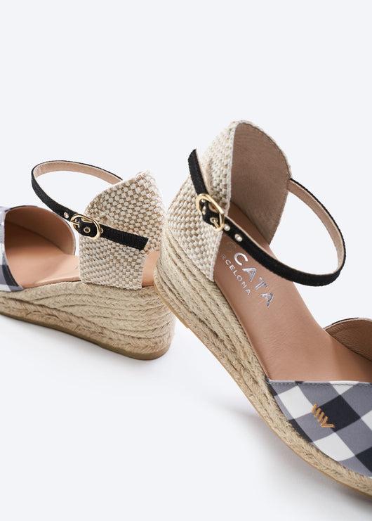 Reus Limited Edition Canvas Espadrille Wedges