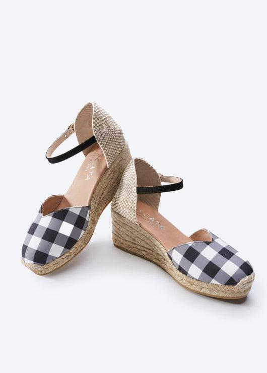 Reus Limited Edition Canvas Espadrille Wedges