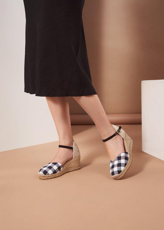 Reus Limited Edition Canvas Espadrille Wedges