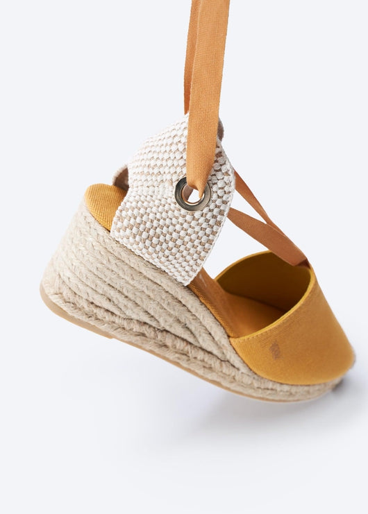 Escala Limited Edition Canvas Espadrille Wedges