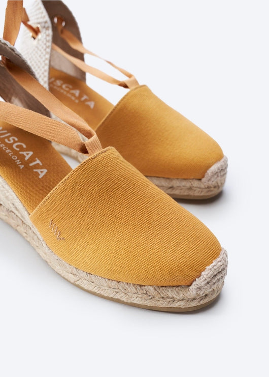 Escala Limited Edition Canvas Espadrille Wedges