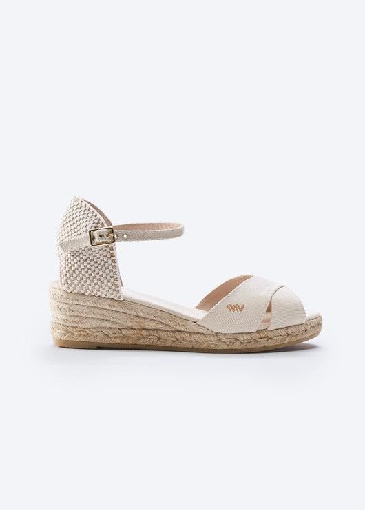 Salina Canvas Espadrille Sandal Wedges