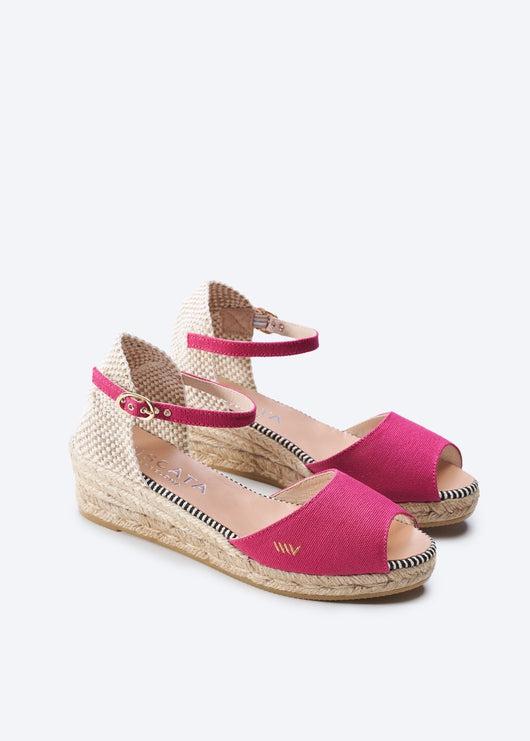 Cavall Limited Edition Canvas Espadrille Sandal Wedges