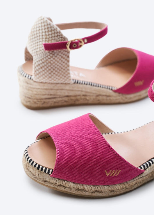 Cavall Limited Edition Canvas Espadrille Sandal Wedges