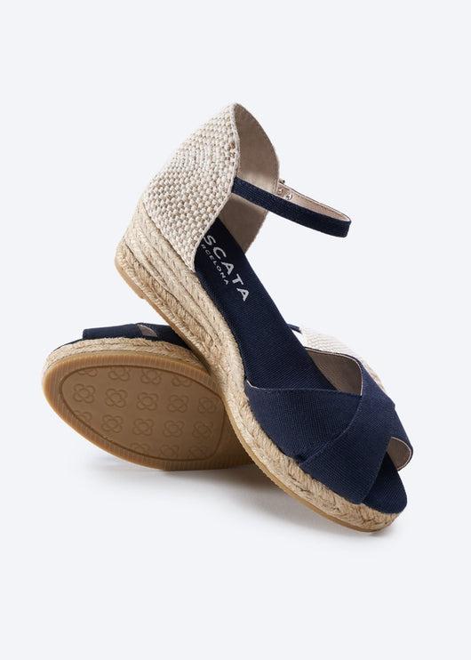 Salina Canvas Espadrille Sandal Wedges