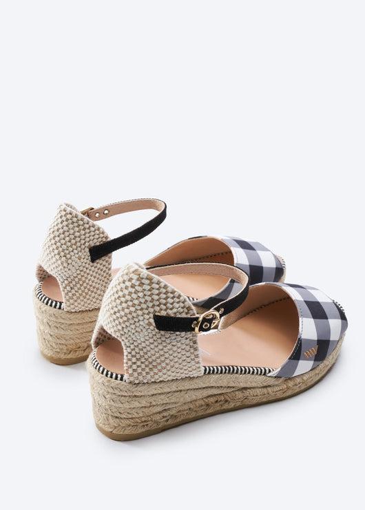 Cavall Limited Edition Canvas Espadrille Sandal Wedges