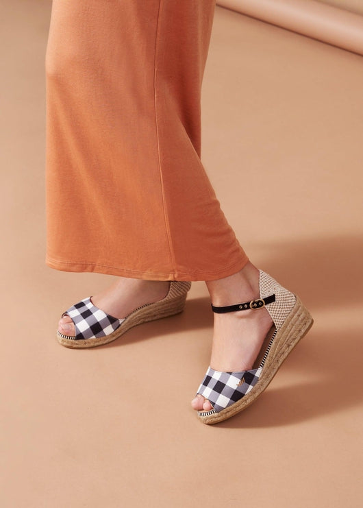 Cavall Limited Edition Canvas Espadrille Sandal Wedges