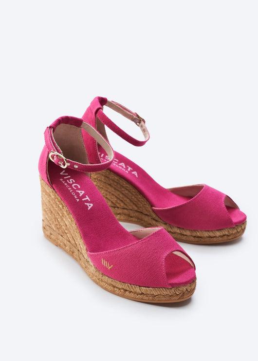 Aiguafreda Limited Edition Canvas Espadrille Sandal Wedges