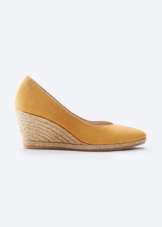 Roses Canvas Wedges (V Cut) Limited Edition